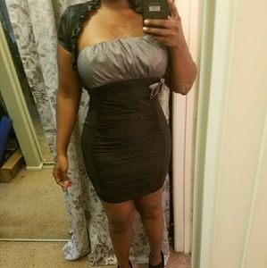 Black and Gray club dress